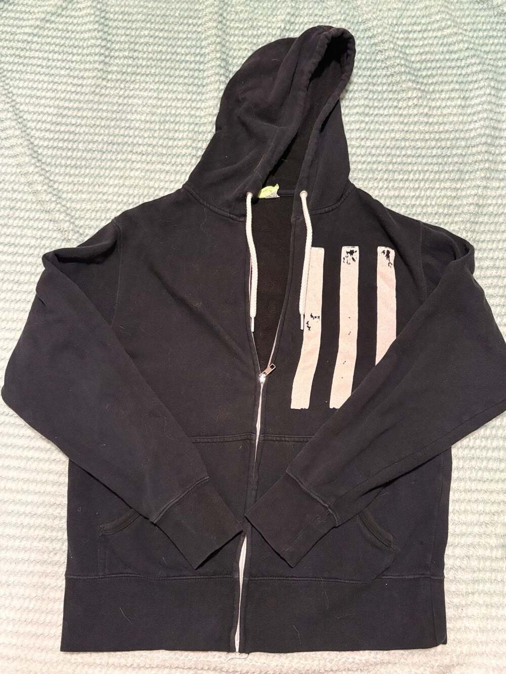 Paramore We Are Paramore Black Bars Band Zip Up Hoodie Small